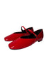 BALLET FLATS- RED - ZEVIDA.PK