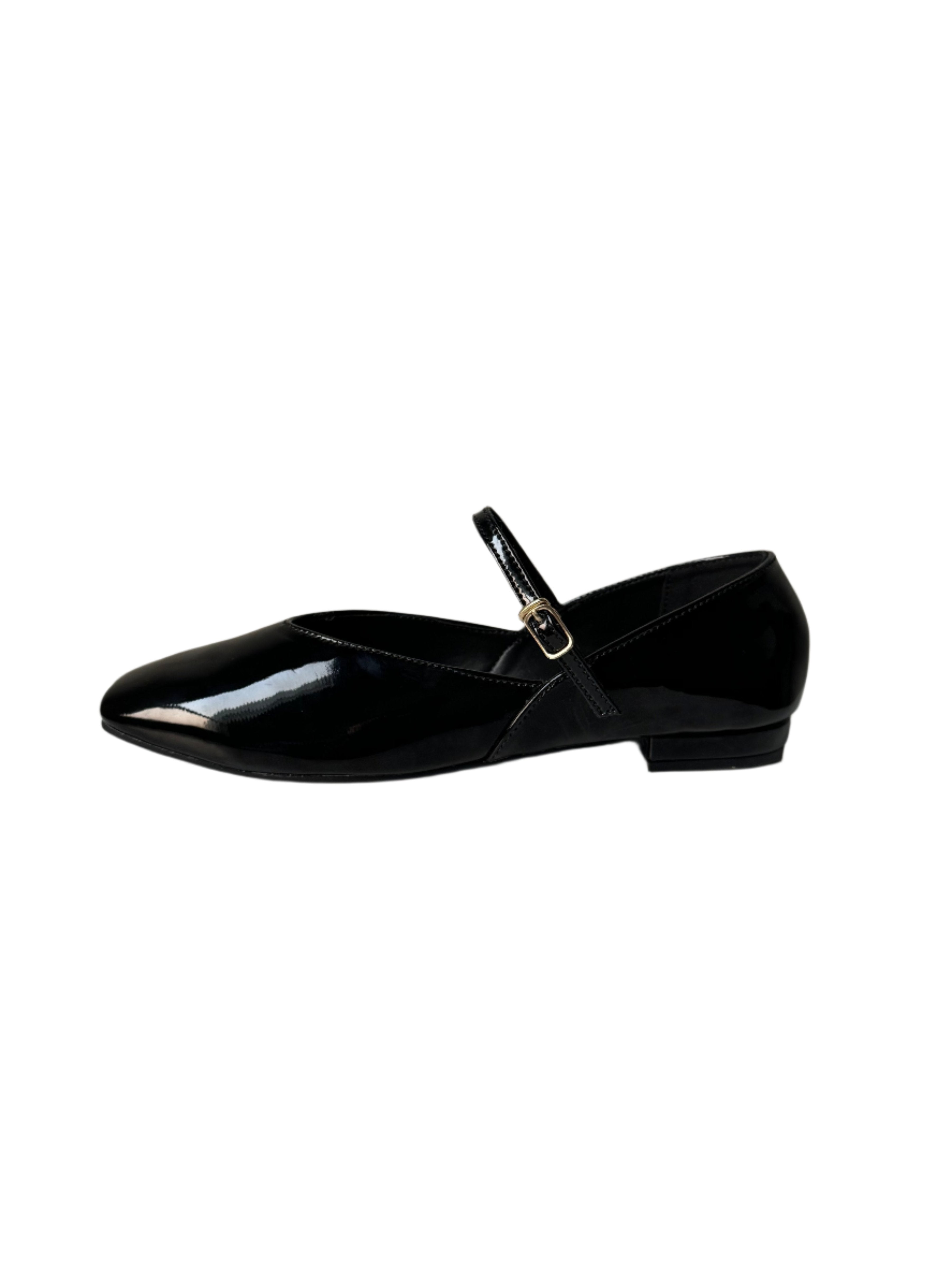BALLET FLATS- BLACK - ZEVIDA.PK