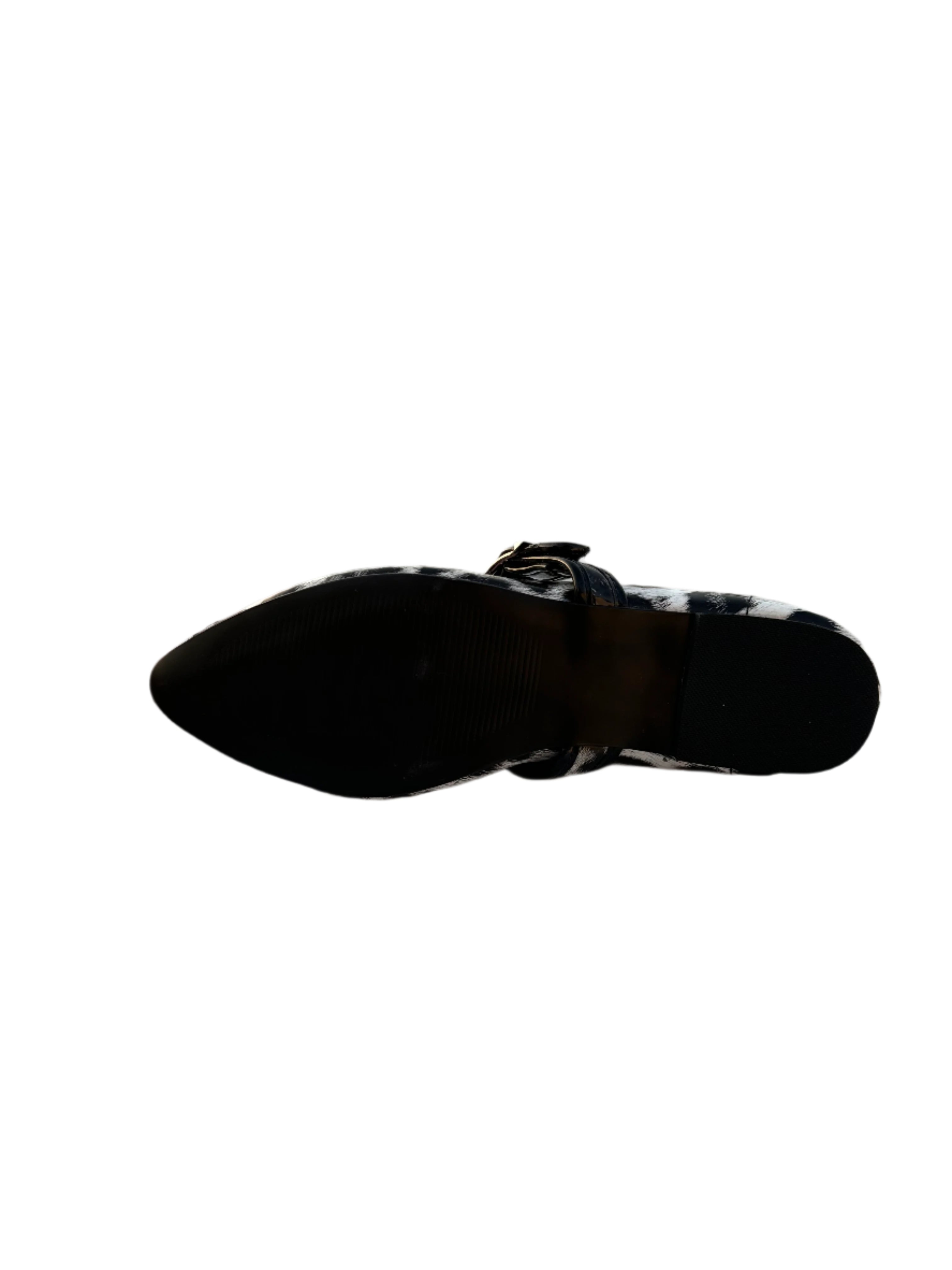 LEAPORD MARY JANES - White - ZEVIDA.PK