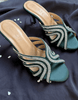 GREEN FANCY HEELS