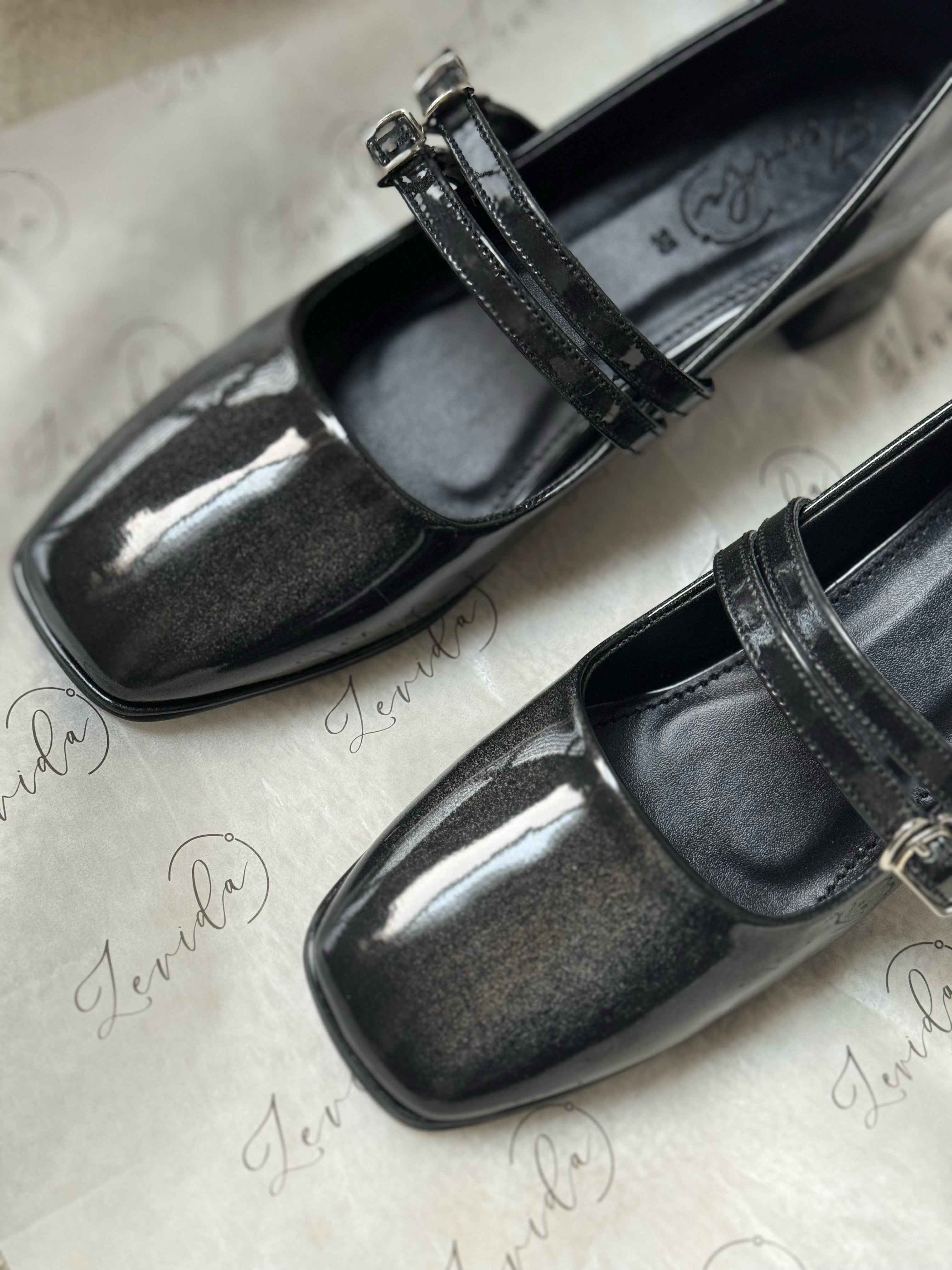 Mary Jane Block Heels Shoes For Women – Pakistan
