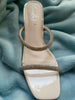 Jade White Heel
