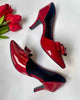 RED COURT SHOES HEEL